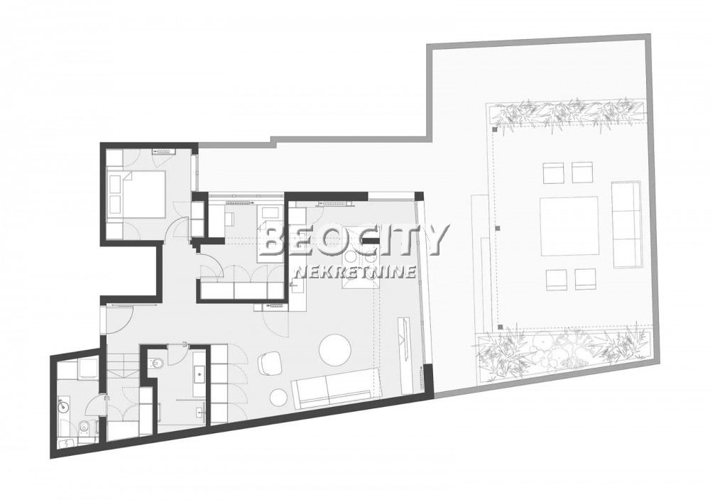 Trosoban stan, 85 m2, Vračar ID: 95360 17