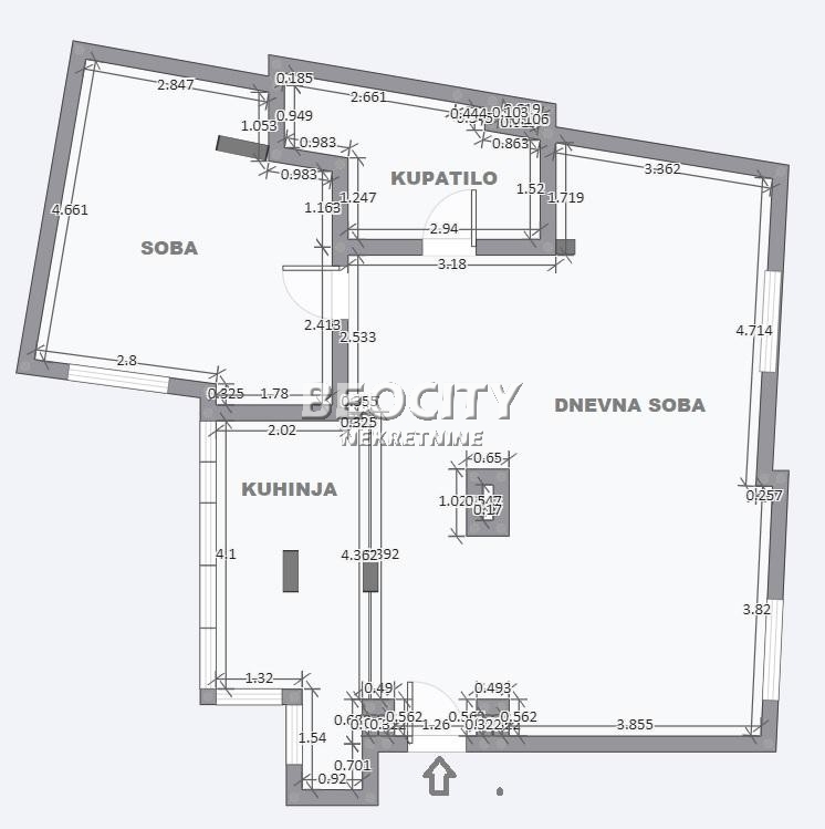 Trosoban stan, 86 m2, Kalenić, Njegoševa ID: 71695 15