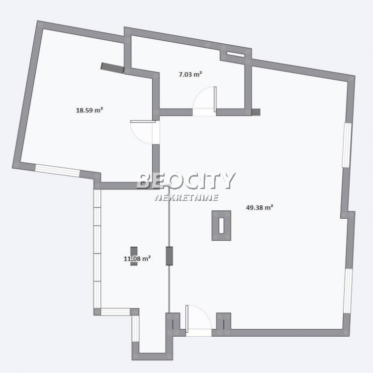 Trosoban stan, 86 m2, Kalenić, Njegoševa ID: 71695 16