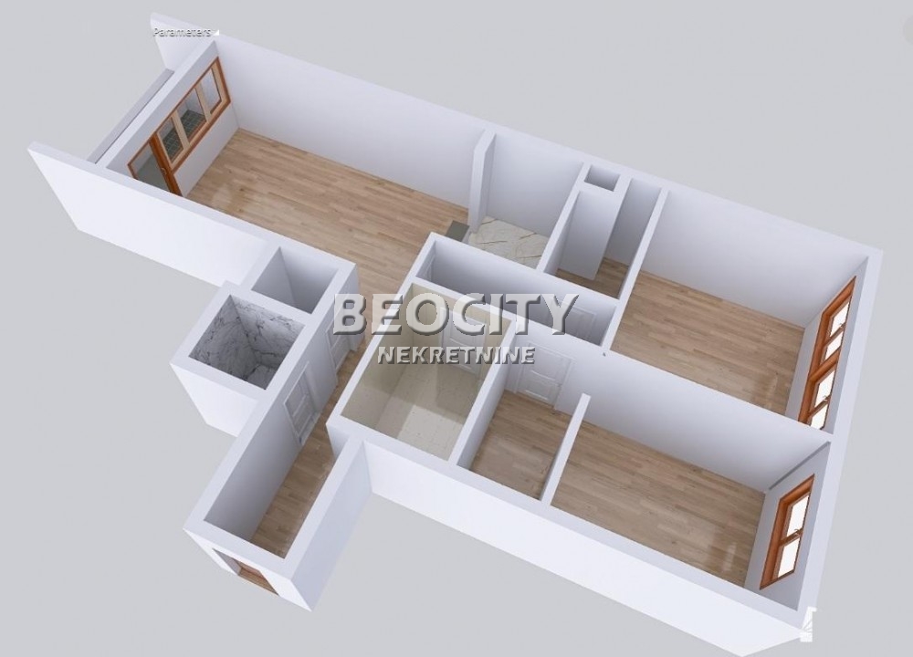 Trosoban stan, 95 m2, Blok 63, Vojvođanska ID: 92719 19