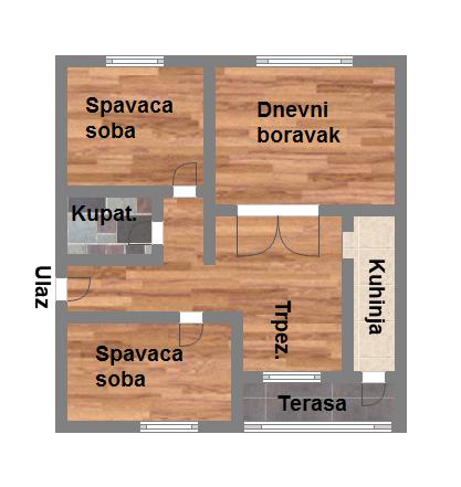 Uknjižen dvosoban stan   fasadna cigla   odmah useljiv   062 792 583 1