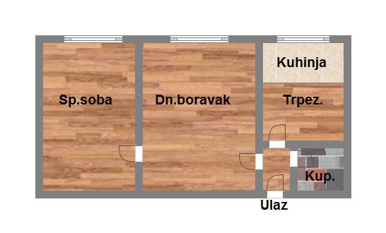 Uknjižen dvosoban stan   može biti 2 5   062 792 583 1