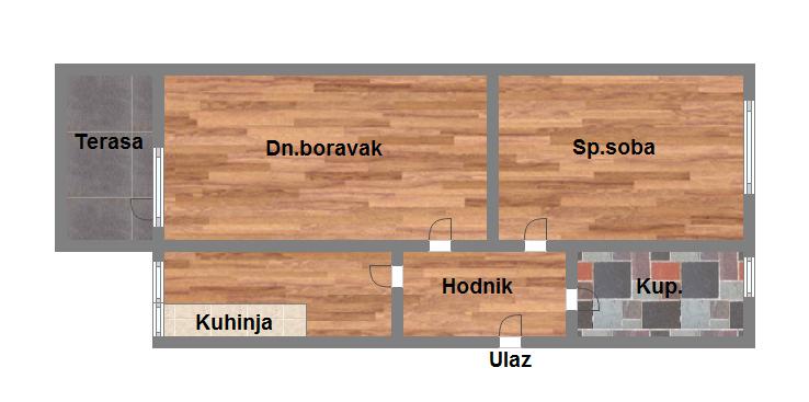 Odličan dvosoban stan idealnog rasporeda   062 792 583 5