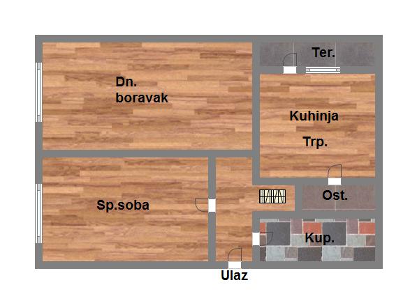 Povoljan dvosoban stan kod Ž Stanice  3m do prozora   062 729 583 5