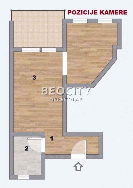 Dvosoban stan, 35 m2, Centar, Oblakovska ID: 100151 8