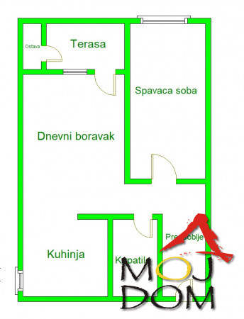 Stan,NOVI SAD,NOVA DETELINARA,kv: 45, € 118450, ID: 1026725 11