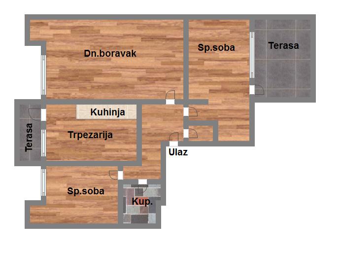 Povoljan trosoban stan na Limanu   83m2 1