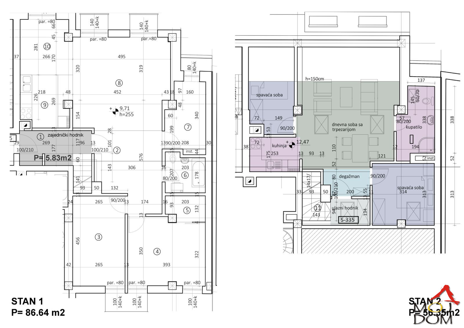 Stan,NOVI SAD,CENTAR,kv: 143, € 278100, ID: 1026847 42