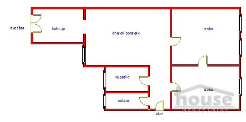 Stan,NOVI SAD,CENTAR 61m2,113300€ , ID: 1056186 2