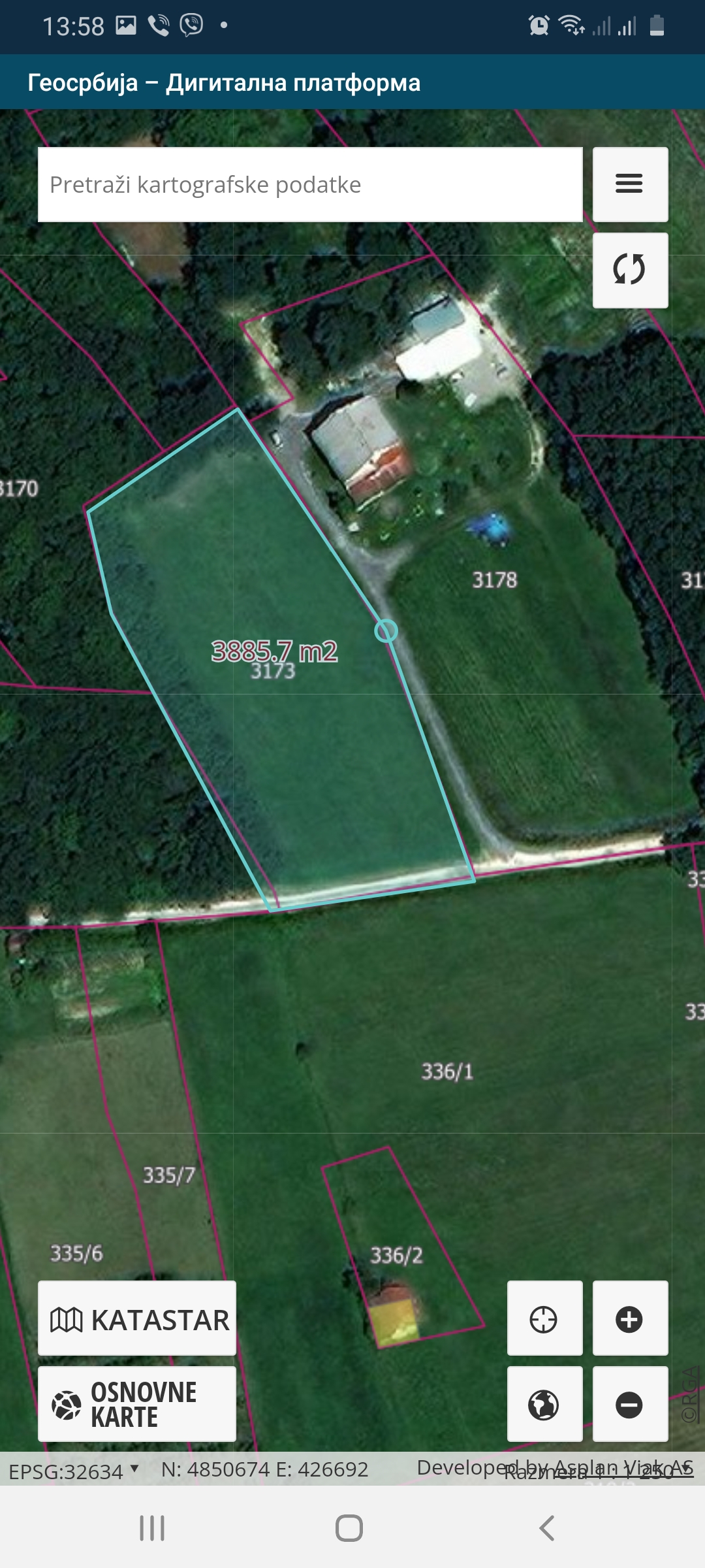 Prodajem odličan plac blizu Magistralnog puta Požega Arilje 1