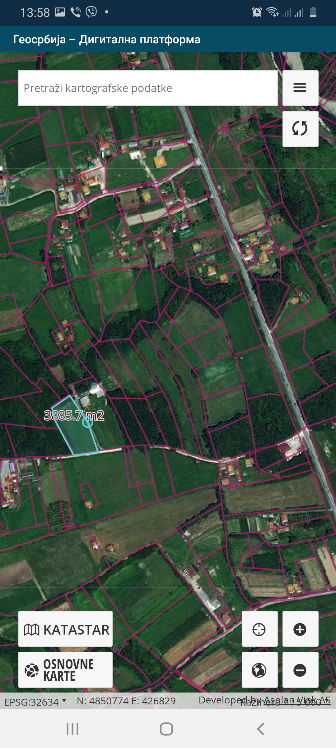 Prodajem odličan plac blizu Magistralnog puta Požega Arilje 2