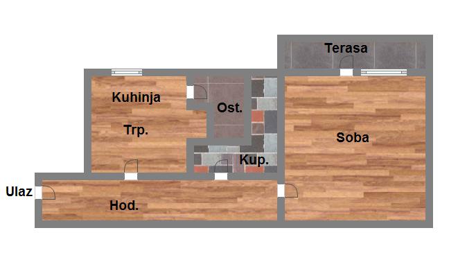 Uknjižen jednosoban stan   može biti 1 5   povoljno   062 792 583 5