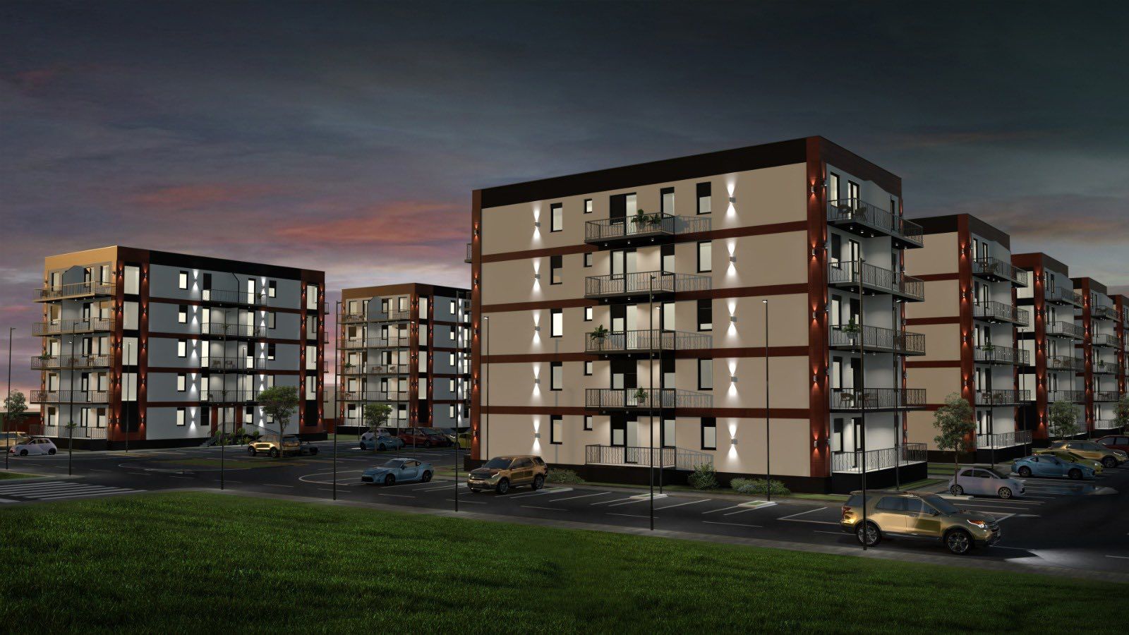 LUX STANOVI OD 29 DO 115 M2 U STAMBENOM KOMPLEKSU 5