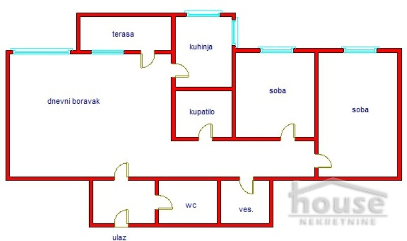 Stan,NOVI SAD,SOCIJALNO 75m2,185400€ , ID: 1059527 2