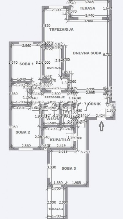 četvorosoban stan, 124 m2, Voždovac, Vojvode Stepe ID: 40762 17