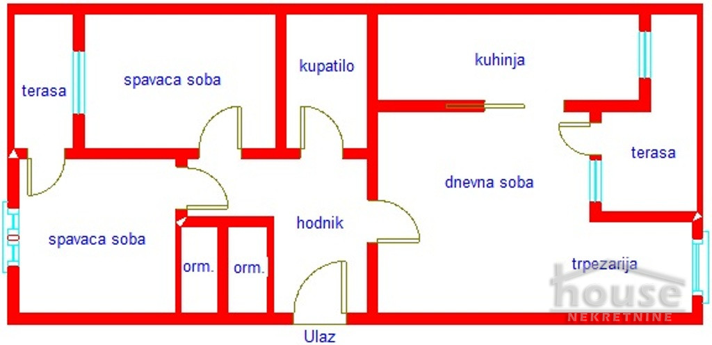 Stan,PETROVARADIN,PETROVARADIN 75m2,196630€ , ID: 1059705 28