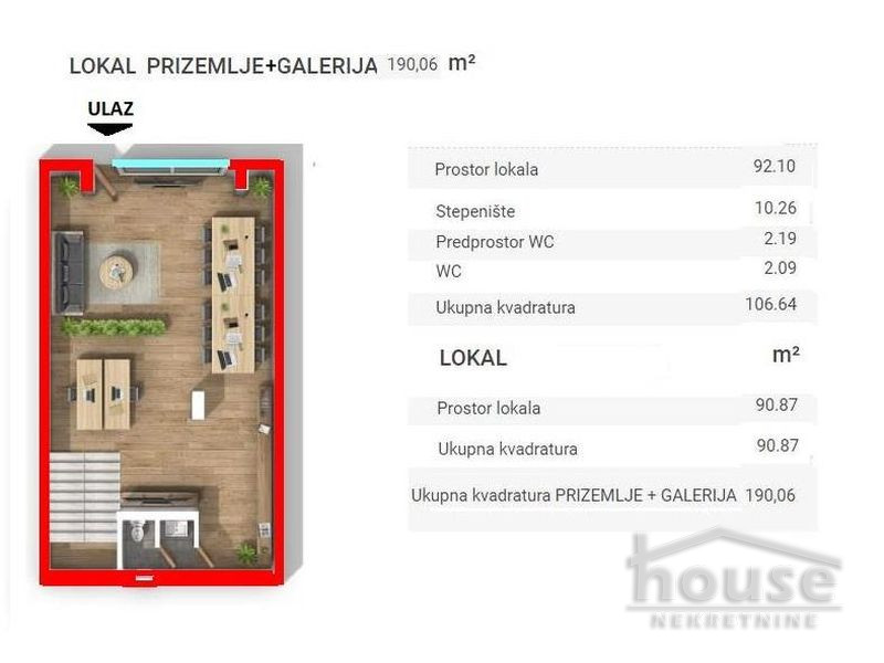 Lokal,NOVI SAD,FUTOŠKA 190m2,342500€ , ID: 8091708 1