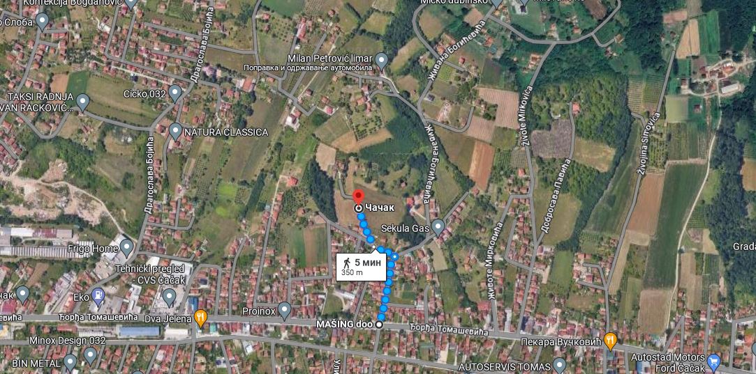 Cacak Ljubic  plac 11 25ari    21 500  Miluna Gavrica 1823 1 1