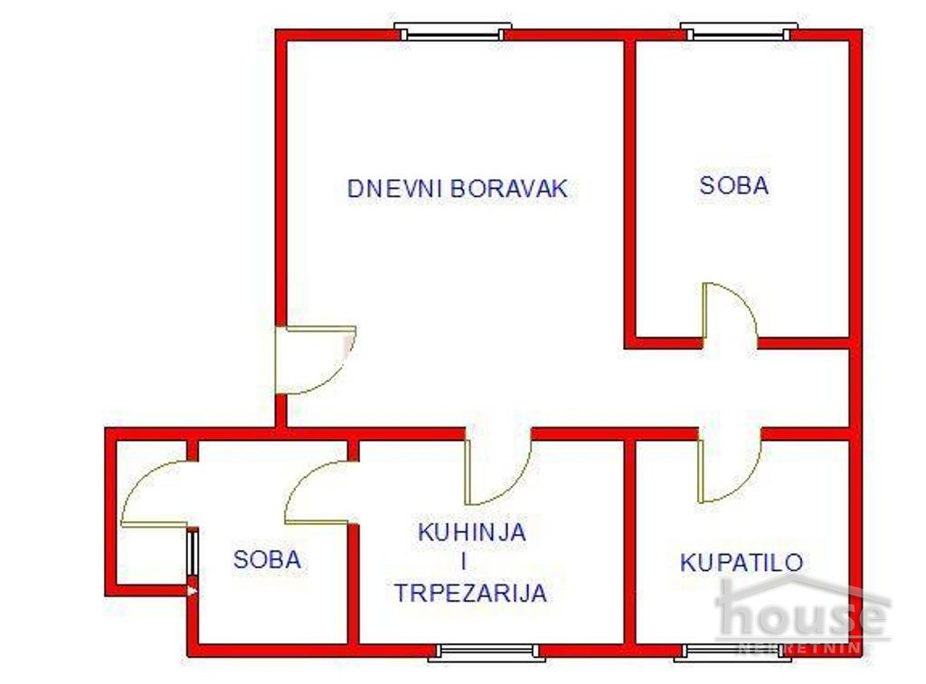 Stan,NOVI SAD,PODBARA 49m2,142100€ , ID: 1060217 2