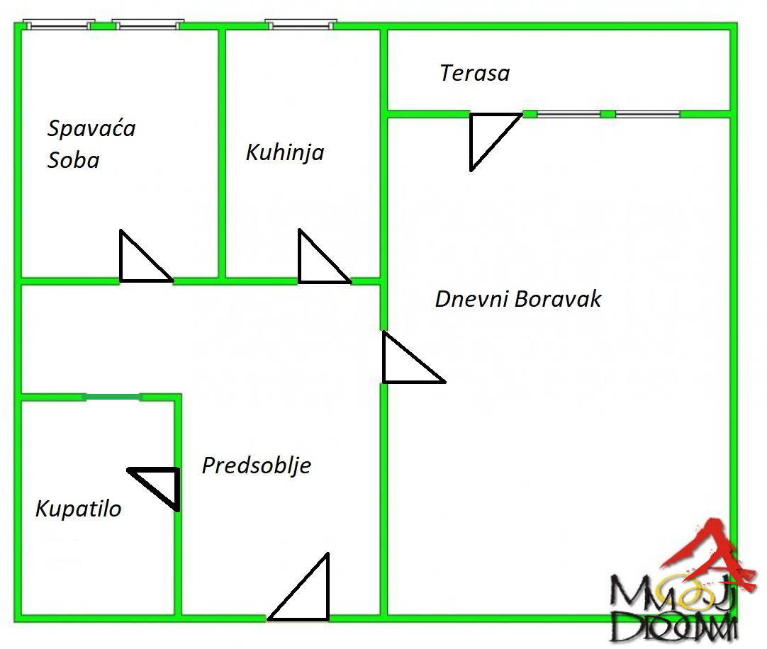Stan,NOVI SAD,ŠARENGRAD,kv: 56, € 133900, ID: 1005499 14