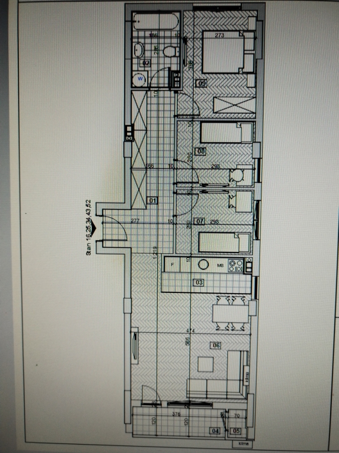 BULEVAR EVROPE, 75 m2, Četvorosoban sa pdv 2