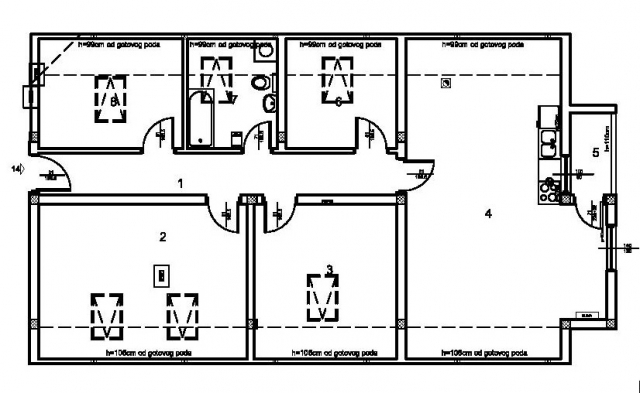 KLISA, 88 m2, Četvorosoban, Novogradnja 1