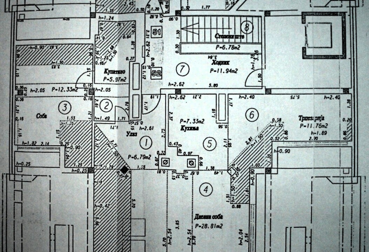 NOVO NASELJE, 73 m2,TROSOBAN 2