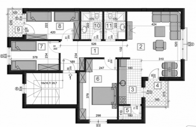 SREMSKA KAMENICA, 84 m2, Četvorosoban sa pdv 1