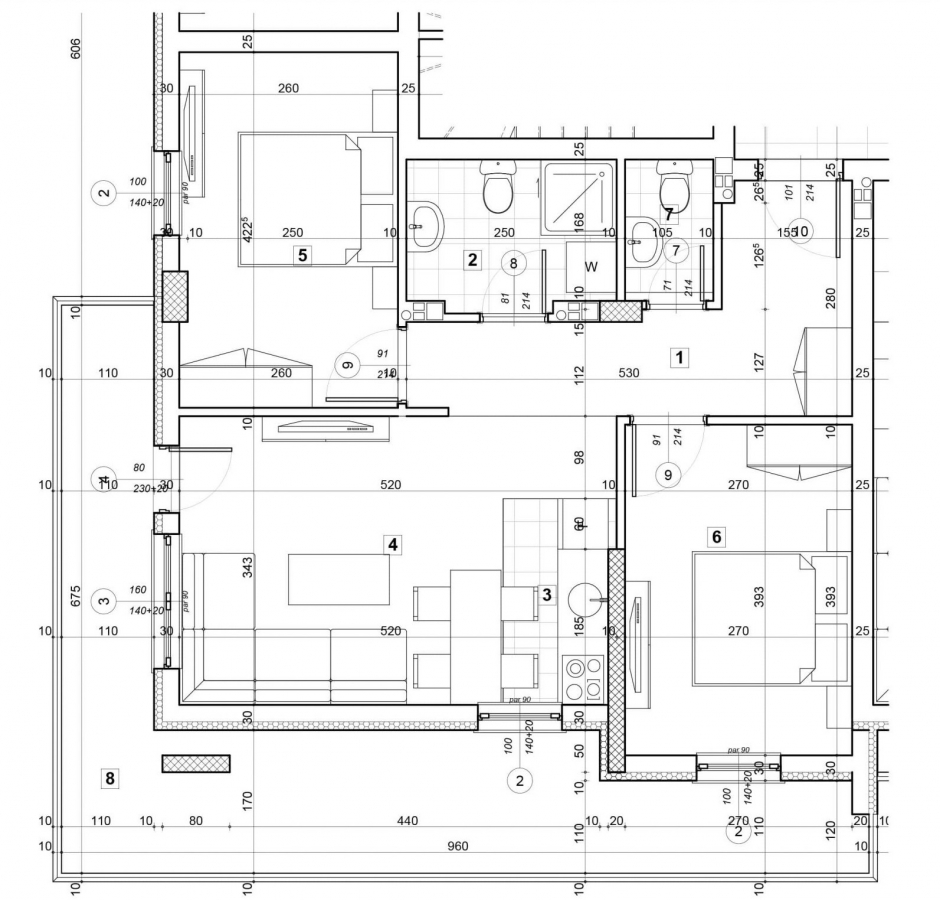 TELEP-LIMAN 4, 72 m2, Trosoban sa PDV, Lux oprema, Neuseljavan 10