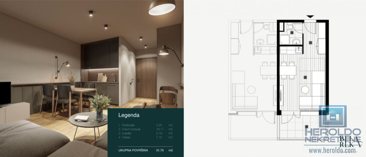 Lux Apartmani Bela reka - Brzeće 4