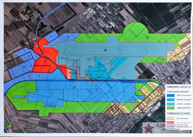 Aerodrom Nikola Tesla plac 92 ara komercijalna atrakcija 2