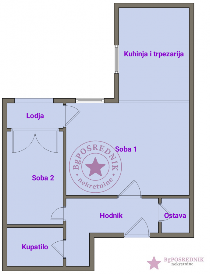 Novi Beograd, Blok 62, Dušana Vukasovića, 60 m2 2
