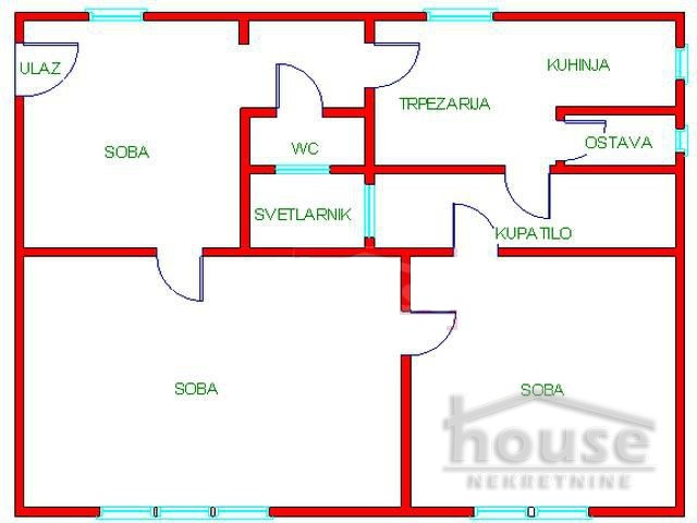 Stan,NOVI SAD,CENTAR 106m2,327500€ , ID: 1060318 2