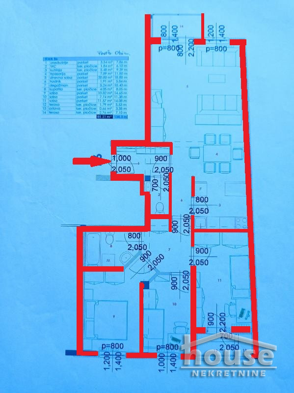 Stan,NOVI SAD,NOVA DETELINARA 83m2,179530€ , ID: 1059054 2