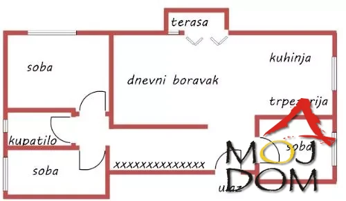 Stan,NOVI SAD,BULEVAR,kv: 67, € 206000, ID: 1026750 16