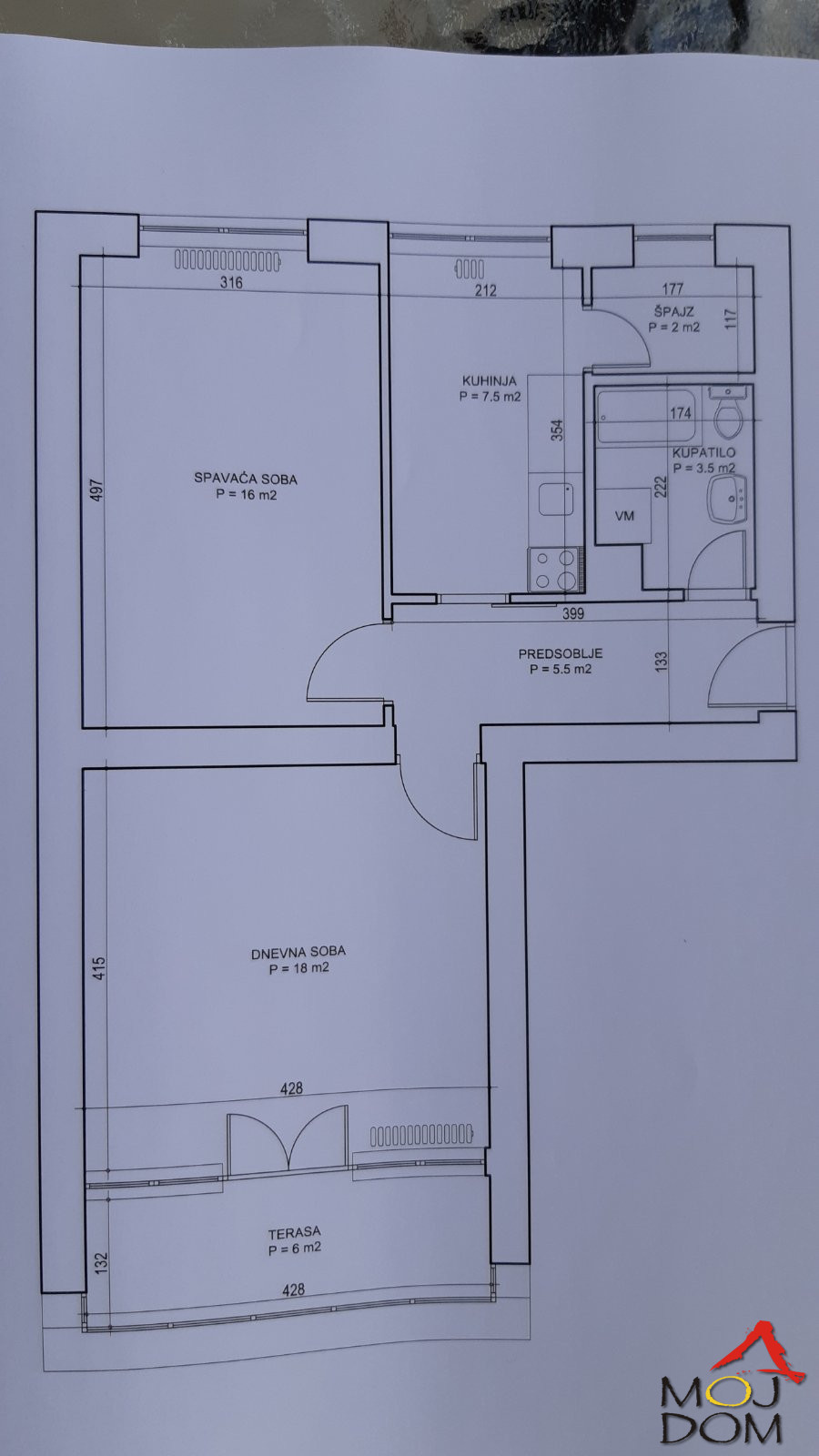 Stan,NOVI SAD,STANICA,kv: 57, € 123600, ID: 1024922 11