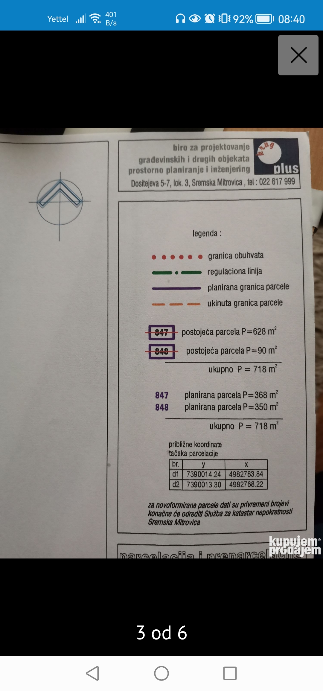 Prodajem građevinsku parcelu 4