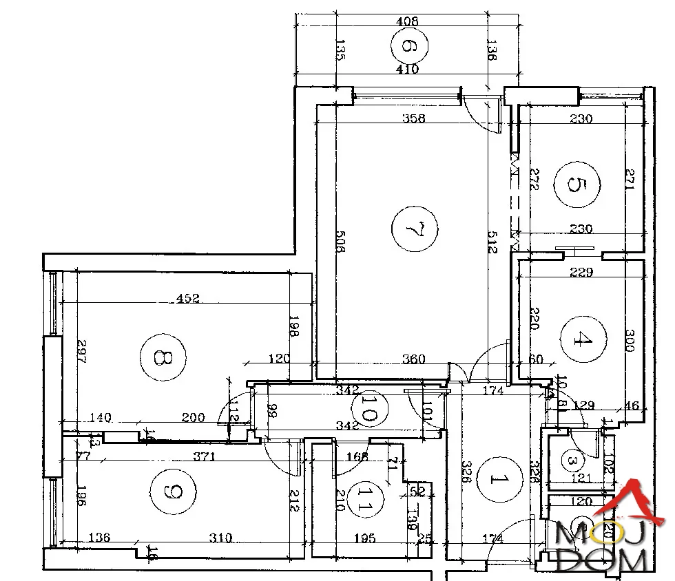 Stan,NOVI SAD,BULEVAR,kv: 70, € 206000, ID: 1027516 26