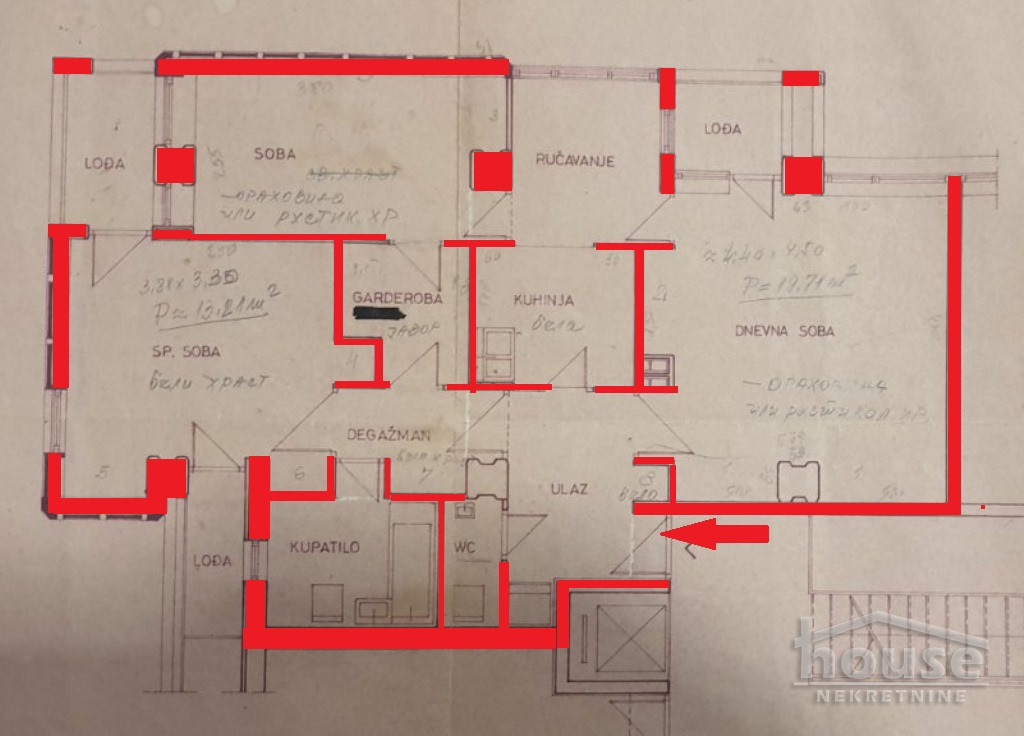 Stan,NOVI SAD,LIMAN 3 79m2,211150€ , ID: 1059109 3
