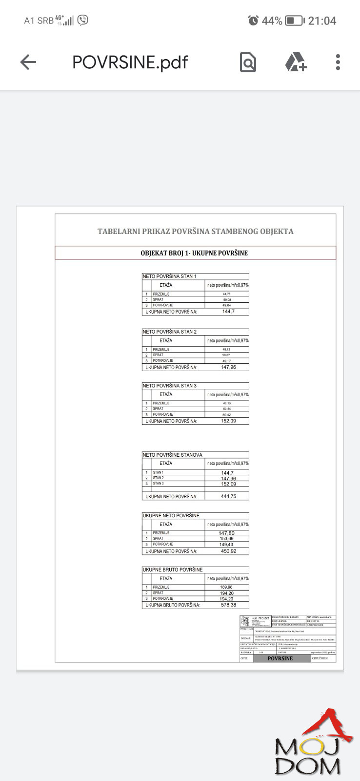 Stan,NOVI SAD,VIDOVDANSKO NASELJE,kv: 148, € 270700, ID: 1027530 6