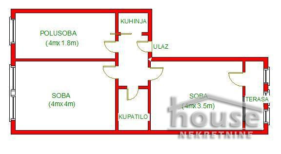 Stanovi,NOVI SAD,BULEVAR 53m2,400€ , ID: 9112337 13