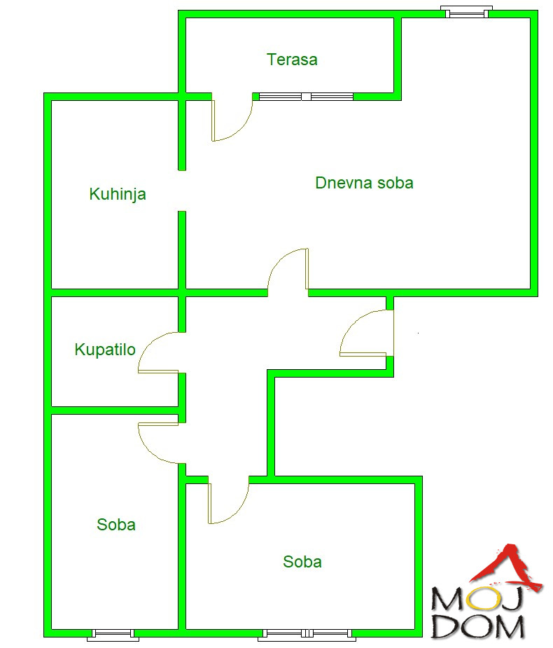 Stan,PETROVARADIN,PETROVARADIN,kv: 75, € 216000, ID: 1026932 15