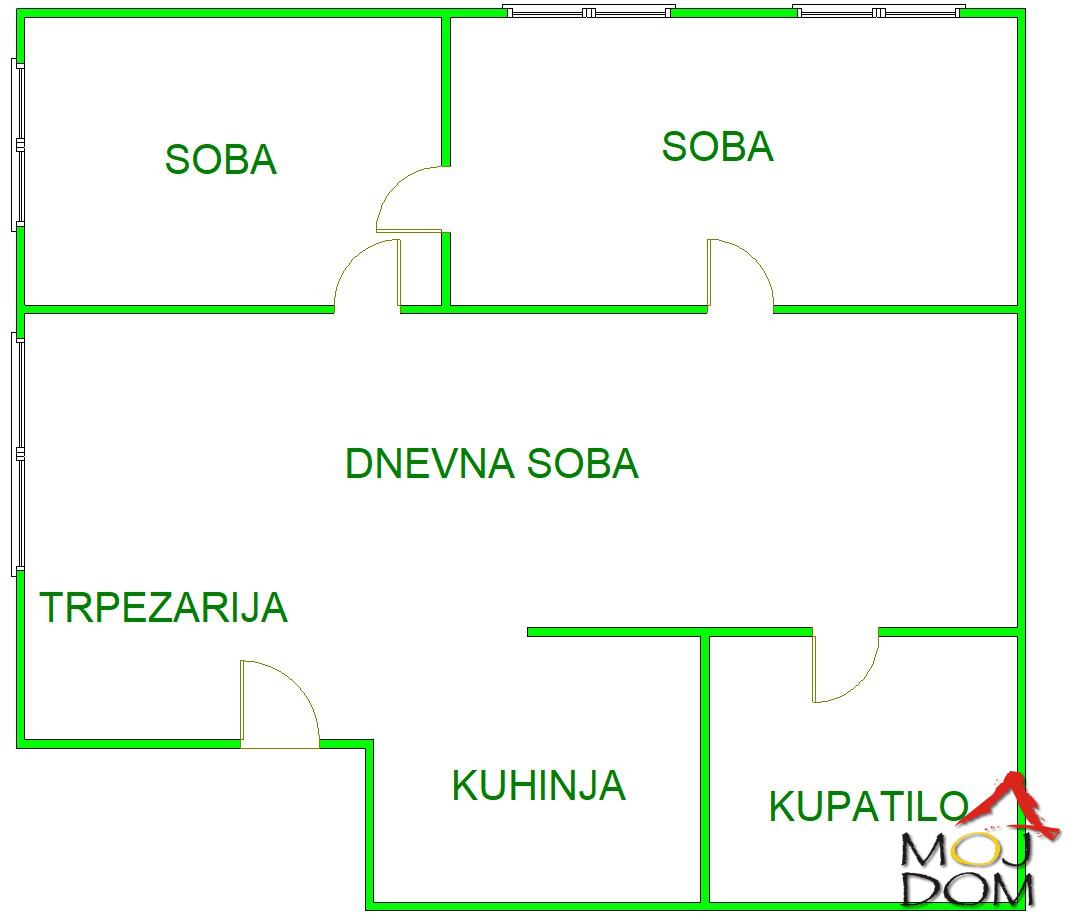 Stan,NOVI SAD,NOVA DETELINARA,kv: 77, € 198275, ID: 1027594 18