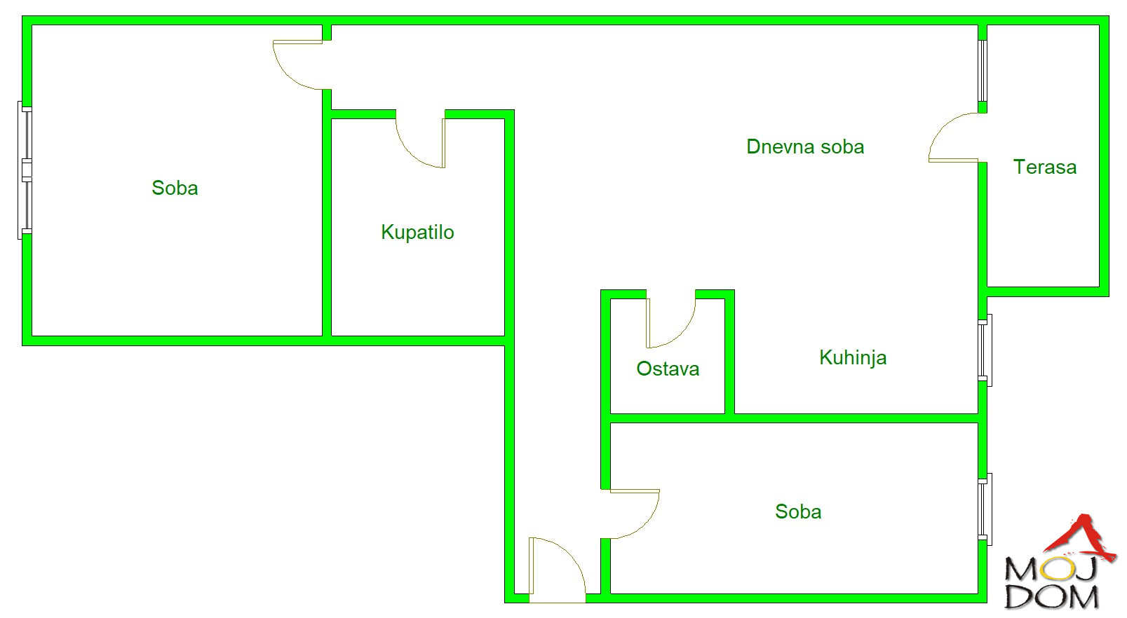 Stan,NOVI SAD,STANICA,kv: 70, € 125000, ID: 1027657 14