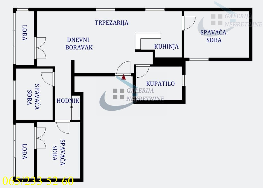 Palilula  Botanička bašta   Šajkaška 103m2 4