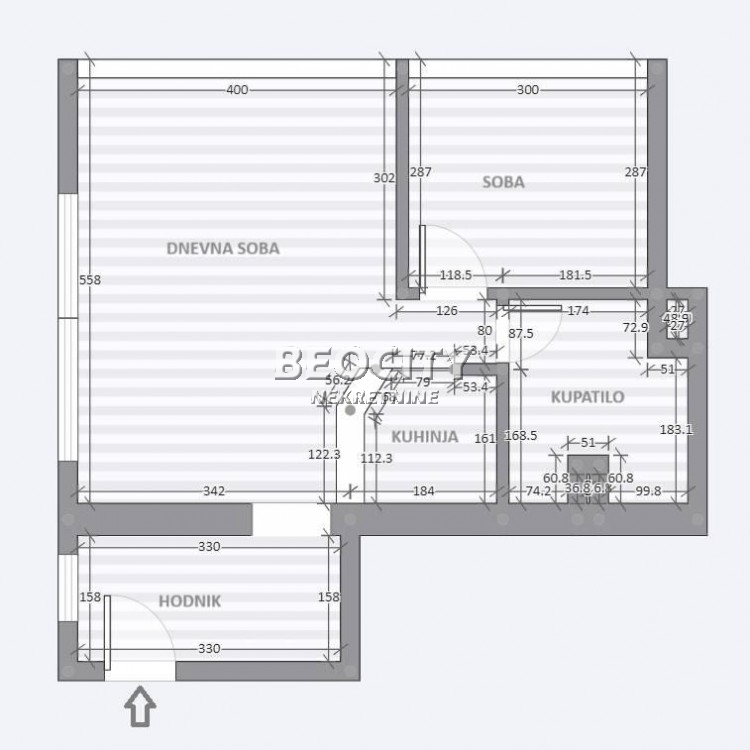 Dvosoban stan, 43 m2, Medaković, Braće Srnić ID: 106204 17