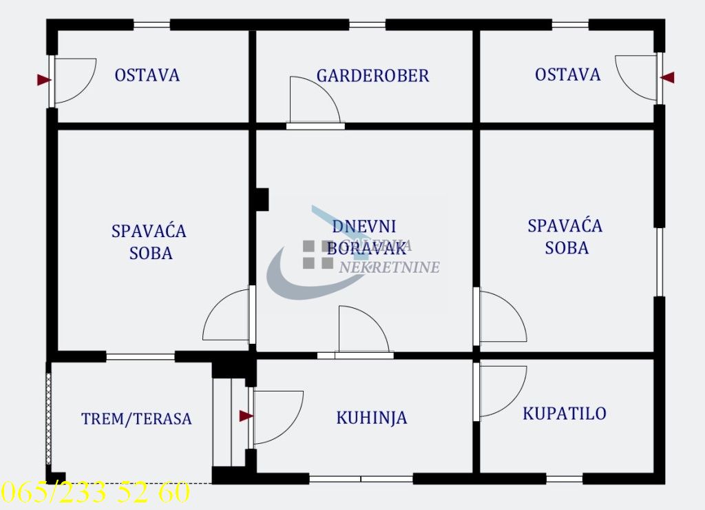 Zvezdara  Mali Mokri Lug   Ive Marinkovića 59m2 5
