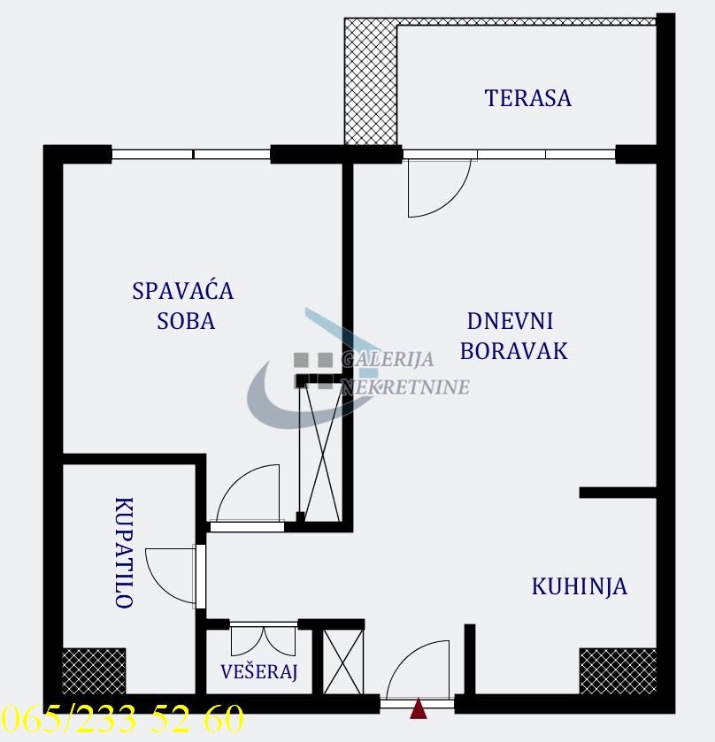 Savski venac  Beograd na vodi   Bulevar Vudroa Vilsona 55m2 4