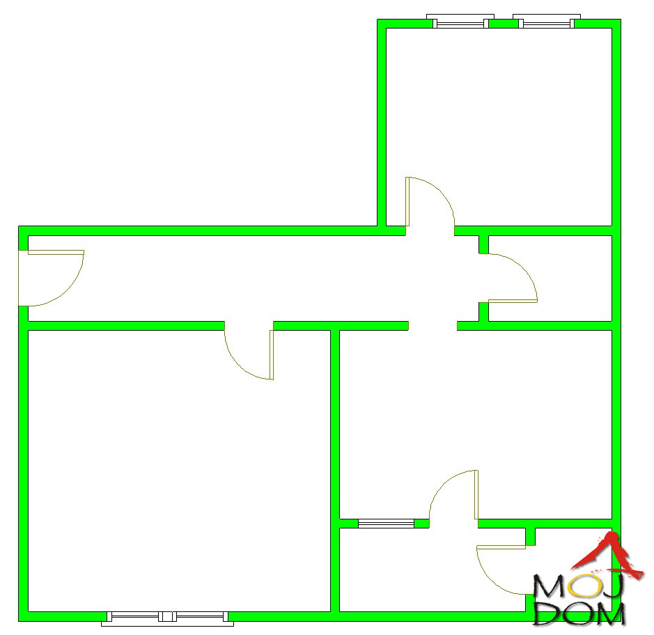 Stan,NOVI SAD,ŠONSI,kv: 64, € 144200, ID: 1027757 12