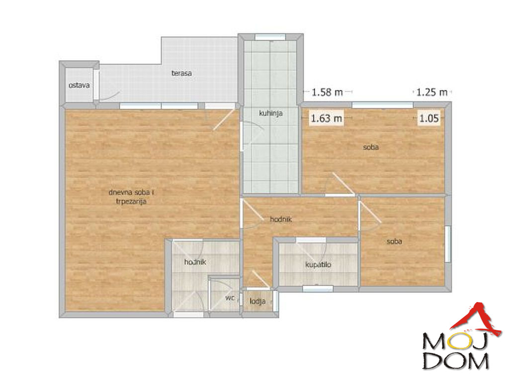 Stan,NOVI SAD,LIMAN 2,kv: 70, € 252350, ID: 1027778 22